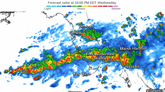 South Florida to be drenched by a month’s worth of rain from a system being watched by the National Hurricane Center – MASHAHER