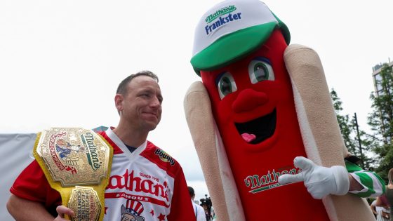 Joey Chestnut out over plant-based partnership – MASHAHER