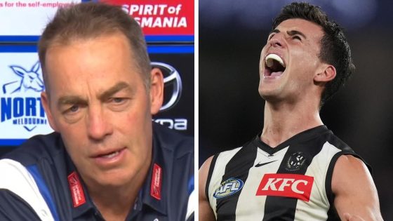 Collingwood Magpies vs North Melbourne Kangaroos, Nick Daicos tag ruined by Will Phillips subbed out, Alastair Clarkson press conference, First Crack – MASHAHER