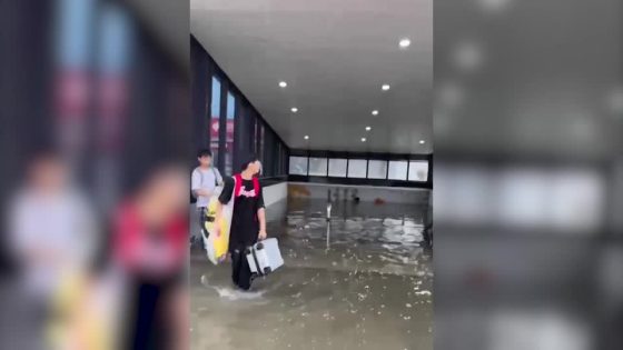 Metro station floods in China’s Changsha city – MASHAHER