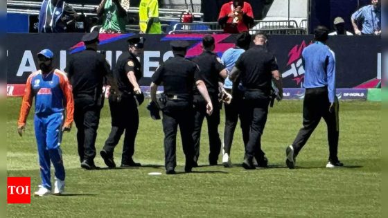 T20 World Cup: Fan interrupts play to meet India skipper Rohit Sharma during warm-up game in New York | Cricket News – MASHAHER