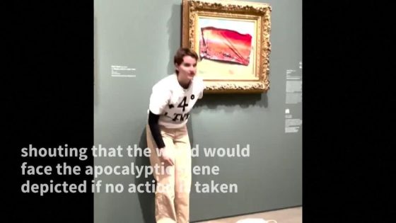 Activist arrested for attacking Monet painting in Paris – MASHAHER