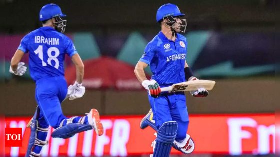 T20 World Cup: Fazalhaq Farooqi’s fifer and Rahmanullah Gurbaz, Ibrahim Zadran power Afghanistan to 125-run win over Uganda | Cricket News – MASHAHER