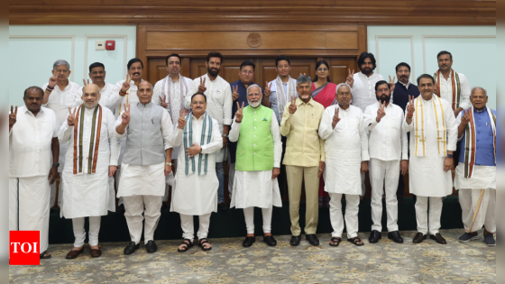 NDA passes resolution to elect PM Modi as leader of the alliance | India News – MASHAHER