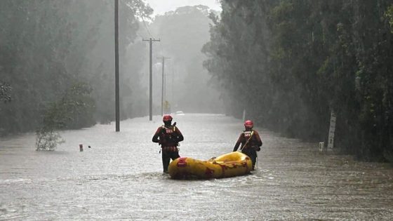 NSW weather: Evacuation warnings for flood-prone areas after heavy rain causes dam to spill – MASHAHER