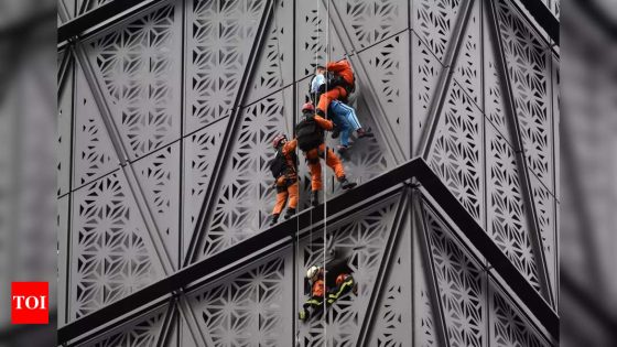 Polish ‘Spider-Man’ arrested for trying to climb 30-storey building without ropes – MASHAHER