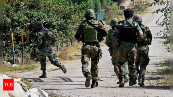 Encounter under way in J&K’s Doda district; 1 cop injured | India News – MASHAHER