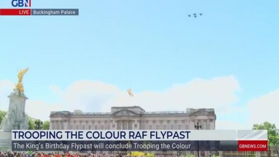 The Red Arrows fly over Buckingham Palace as part of King Charles’ birthday flypast – MASHAHER