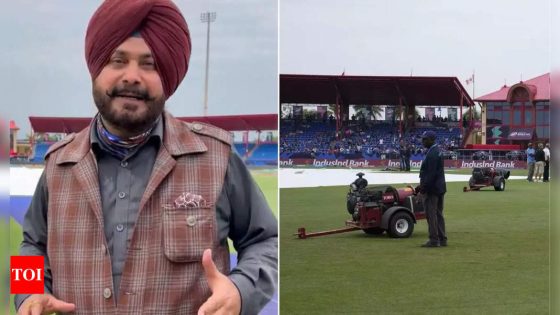 T20 World Cup: ‘Petrol nahi tha’: Navjot Singh Sidhu reveals super-sopper conked off during USA vs Ireland washout in Florida because it ran out of petrol – MASHAHER