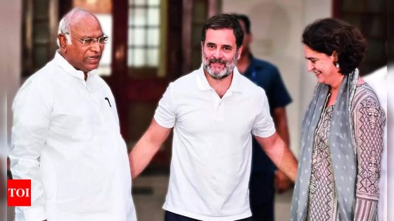 With Priyanka poll debut, 3 members of Gandhi family likely to be in Parliament | India News – MASHAHER