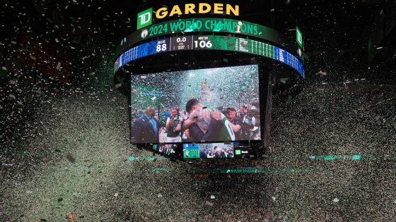 Long-awaited confetti and champagne from inside the Boston Celtics’ championship locker room – ‘Nobody wanted to give us no time’ – MASHAHER