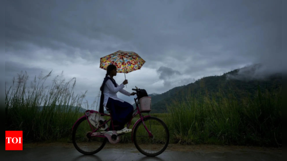 Monsoon breaks its hiatus, brings relief from the searing heat wave in many parts | India News – MASHAHER