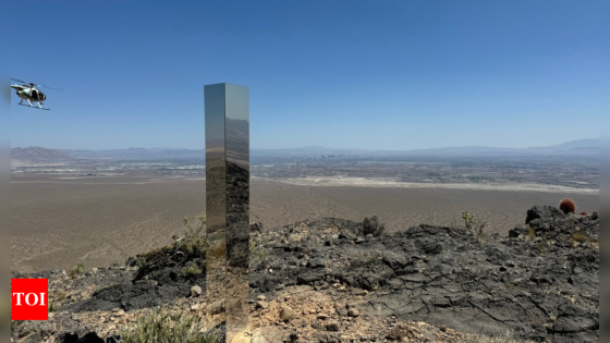 Monolith removed from mountains in Las Vegas but origin still a mystery – MASHAHER