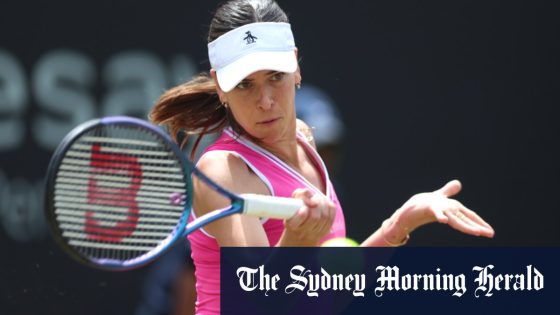 Ajla Tomljanovic optimistic ahead of Wimbledon despite falling short in Birmingham” – MASHAHER