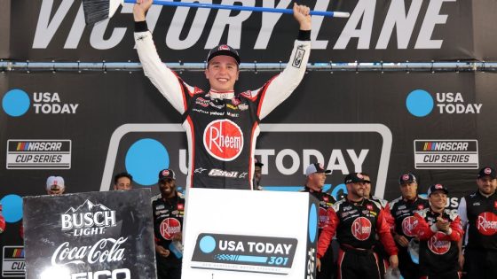 Christopher Bell wins on rain tires to take the checkered flag in Cup race at New Hampshire – MASHAHER