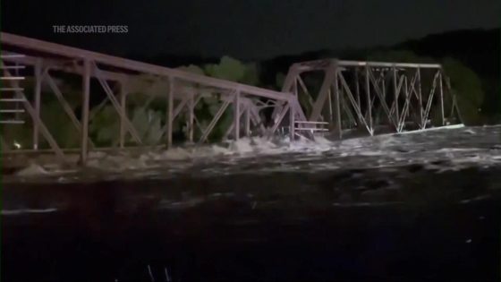 Railroad bridge collapses in South Dakota amid heavy rain and flooding – MASHAHER