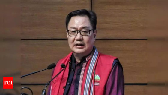 Ahead of Lok Sabha Speaker election, Kiren Rijiju appeals for consensus | India News – MASHAHER