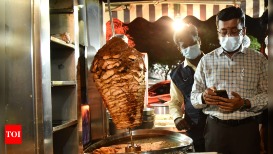 Shawarma samples reveal bacteria, yeast in FSSAI test in Bengaluru | Bengaluru News – MASHAHER