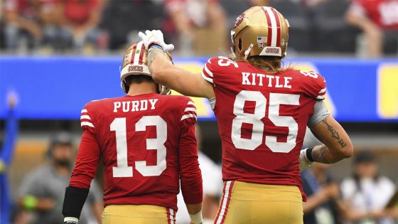 How Kittle hilariously hazed Purdy when 49ers QB was a rookie – MASHAHER