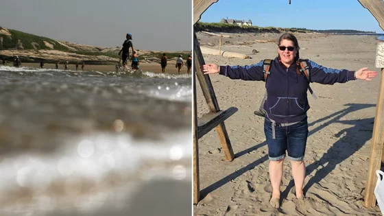 Maine man speaks out after wife is pulled waist-deep into quicksand: ‘She couldn’t get her legs free’ – MASHAHER