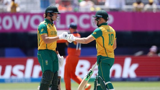 T20 World Cup Group D Points Table updated after NED vs SA: South Africa extends lead at top after close win against Netherlands – MASHAHER