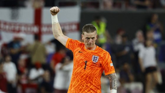 Euro 2024: Jordan Pickford breaks record for most clean sheets kept by an English goalkeeper at major tournaments – MASHAHER