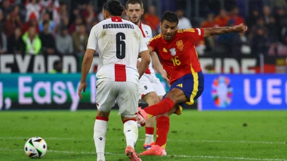 WATCH: Rodri equalises for Spain against Georgia in Euro 2024 round of 16 match – MASHAHER