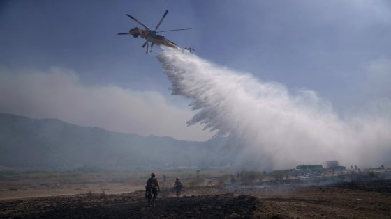 Strong winds, steep terrain hamper crews battling Los Angeles area’s first major fire of the year – MASHAHER