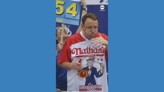 Video Legendary hot dog-eating champion Joey Chestnut won’t compete in Nathan’s contest – MASHAHER