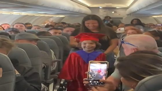 Video The story behind the viral video of kid’s kindergarten graduation on plane – MASHAHER