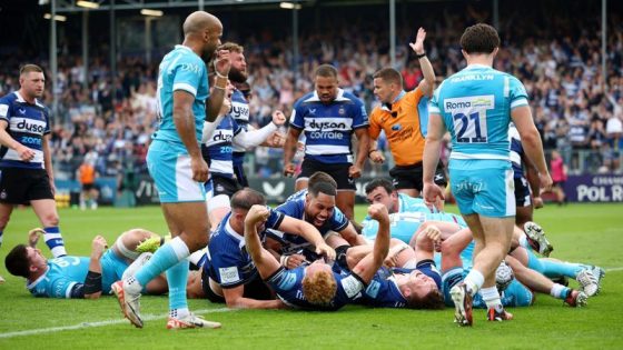 Rugby: Rugby-Bath book Premiership final place with narrow win over Sale – MASHAHER