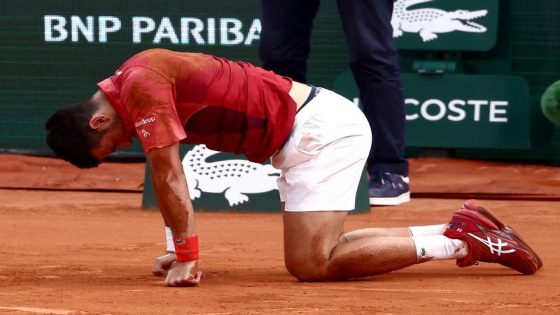 Tennis: Tennis-Djokovic unsure about French Open quarter-finals after knee injury – MASHAHER