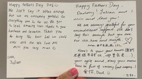 Dr Wee shares heartfelt Father’s Day wishes – MASHAHER