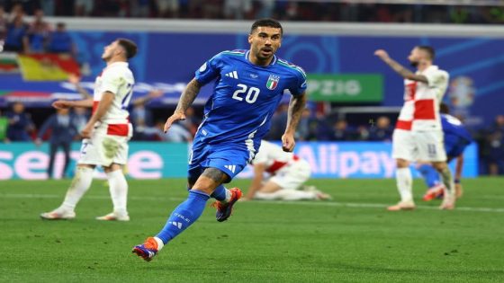 Football: Soccer-Hero Zaccagni picks perfect time to score first goal for Italy – MASHAHER