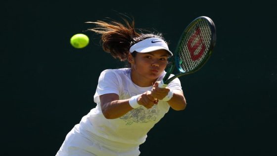 Tennis: Tennis-Confident Raducanu happy to be back on Wimbledon grass – MASHAHER