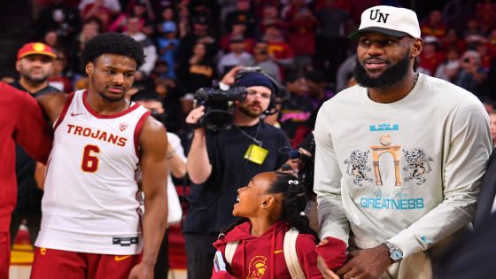 LeBron James set to be the third father to play on the same major pro sports team as his son after the Lakers draft Bronny – MASHAHER