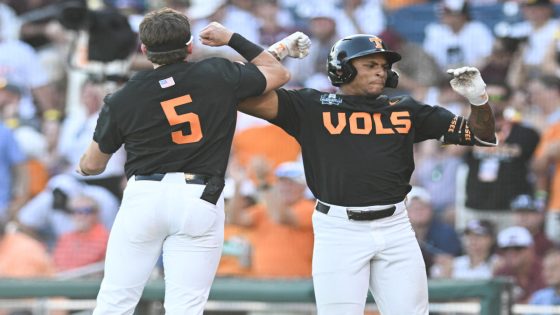 Men’s College World Series Finals: Tennessee holds on to beat Texas A&M and claim first national title – MASHAHER