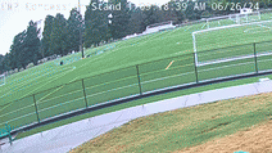 Moment Massive Sinkhole Opens on Soccer Field Captured by CCTV – MASHAHER