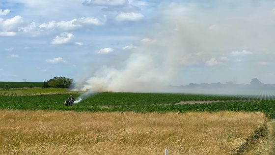 Firefighters responding to large field fire in Tolono – MASHAHER