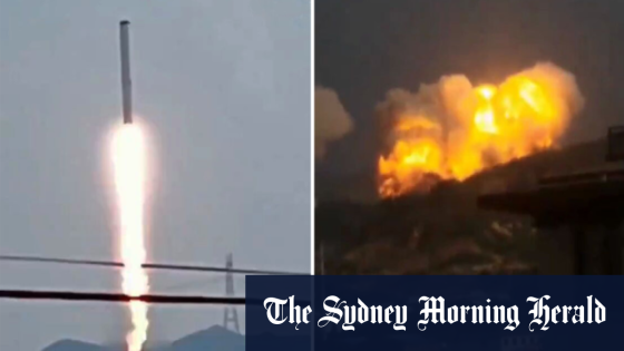 Rocket crashes and explodes after accidental launch in China – MASHAHER