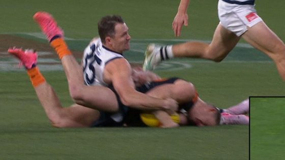 Patrick Dangerfield dangerous tackle on Sam Walsh, video, Carlton Blues v Geelong Cats, Match Review Officer, suspension, ban, latest news – MASHAHER