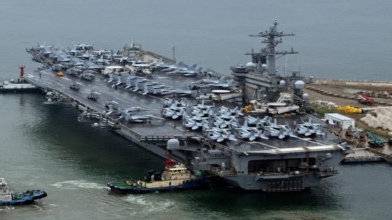 A US Navy aircraft carrier has arrived in South Korea just days after Russia and North Korea signed a defense pact – MASHAHER