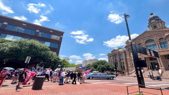 Fort Worth rally for Trump draws over 100 people, at least one counter-protester – MASHAHER