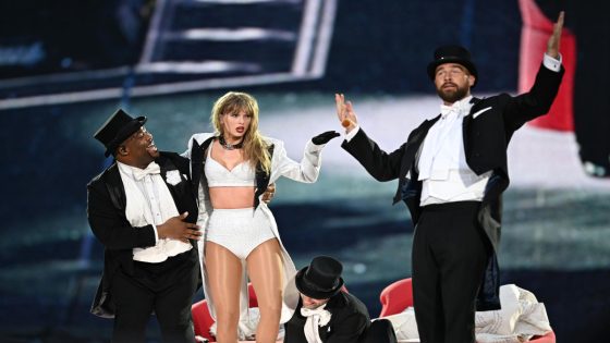 Taylor Swift brings Travis Kelce out on stage during Eras Tour concert at Wembley Stadium – MASHAHER