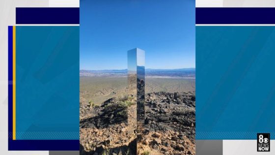 Mysterious monolith pops up in desert near Las Vegas – MASHAHER