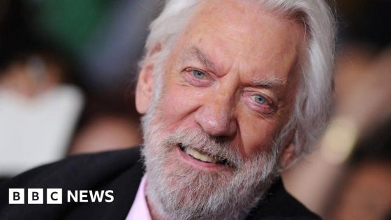 Actor Donald Sutherland dies aged 88 – MASHAHER