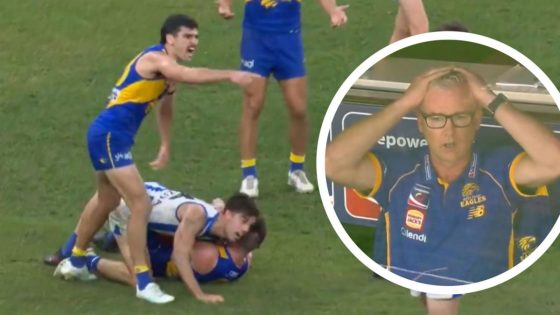 Elliot Yeo holding-the-ball call: Controversial late decision costly in West Coast Eagles’ loss to North – MASHAHER