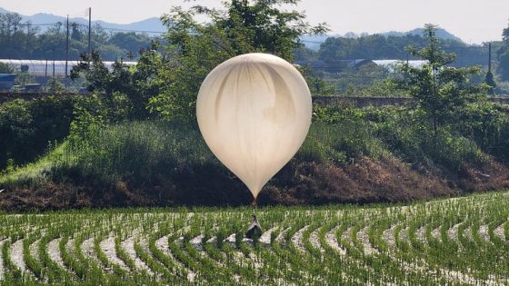 North Korean balloons ‘presumed’ to be carrying waste seen in South Korea as tensions flare – MASHAHER