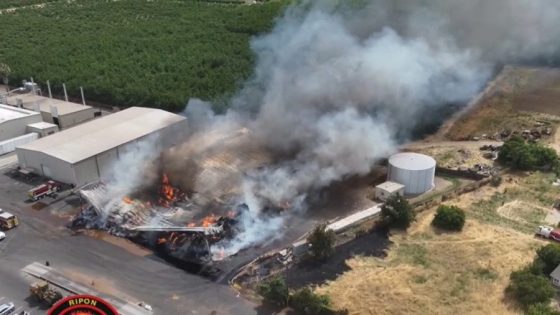 2 million pounds of nuts lost in Northern California storage facility fire – MASHAHER