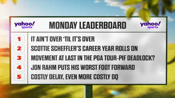 Monday Leaderboard: It ain’t over ’til the final putt drops … or misses – MASHAHER